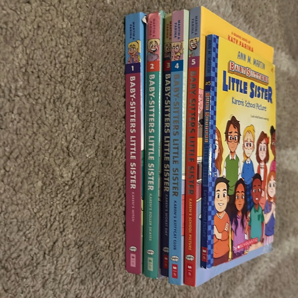 Little sister Baby Sitters books 1-5